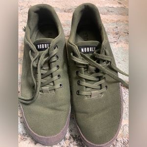 NOBULL CrossFit/trainer shoes. Army green size 12